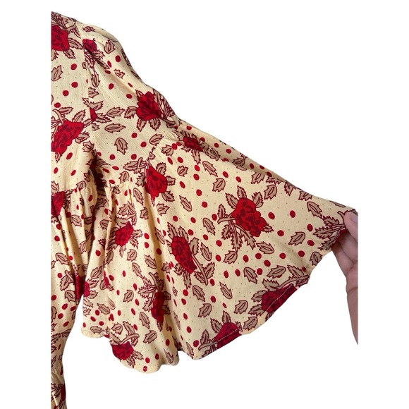 Anthropologie Faithfull the Brand Melia Midi Dress Size 2 Small Floral Boho S - Picture 9 of 12